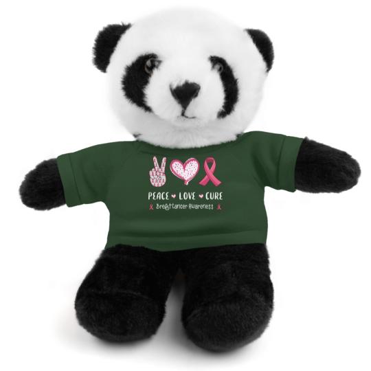 Discover Peace Love Cure Breast Cancer Awareness Stuffed Animals With Tee