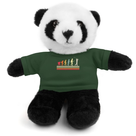 Discover Retro Golf Evolution Gift For Golfers & Golf Players Stuffed Animals With Tee