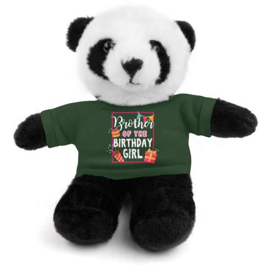 Discover Brother Of The Birthday Girl - Gift Birthday Girl Brother Gift For Sister From Brother - Birthday Girl Brother - Stuffed Animals With Tee