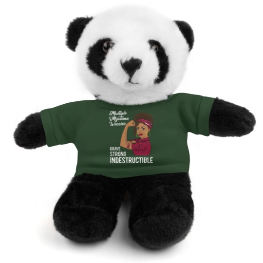 Discover Multiple Myeloma Warrior Indestructible Black Girl Awareness - Multiple Myeloma - Stuffed Animals With Tee
