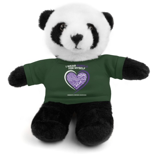 Discover Hodgkin'S Disease Purple Hodgkins Lymphoma Cancer Stuffed Animals With Tee