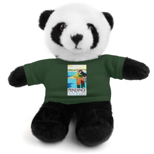 Discover Penzance in the Cornish Riviera - Vintage British Travel Poster Art - Travel - Stuffed Animals With Tee