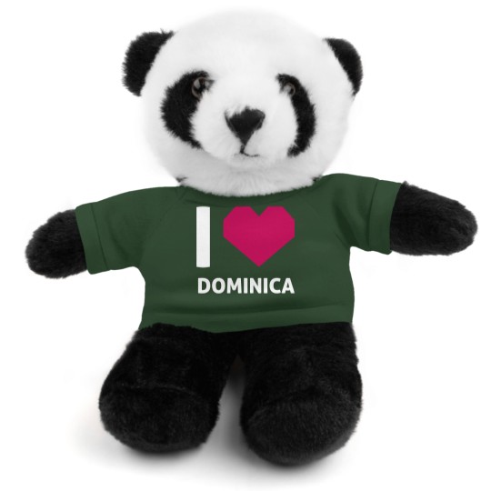 Discover I Love Dominica Stuffed Animals With Tee