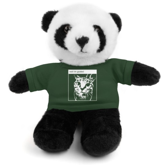 Discover wait i'm goated funny meme t Stuffed Animals With Tee