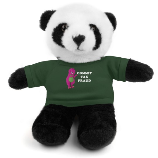 Discover Barney Commit Tax Fraud Customize Classic Stuffed Animals With Tee