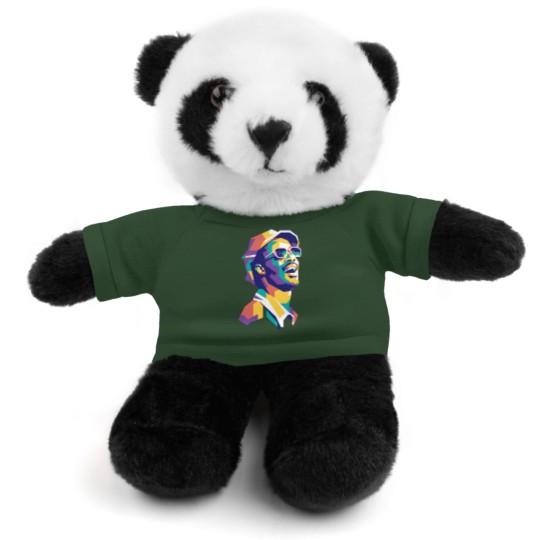Discover Stevie Wonder WPAP Limit Color Stuffed Animals With Tee