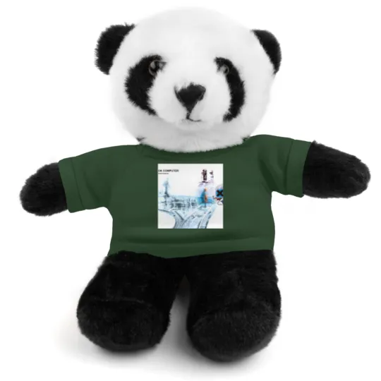 Discover Radiohead Ok Computer Band Stuffed Animals With Tee, Music Lovers Stuffed Animals With Tee