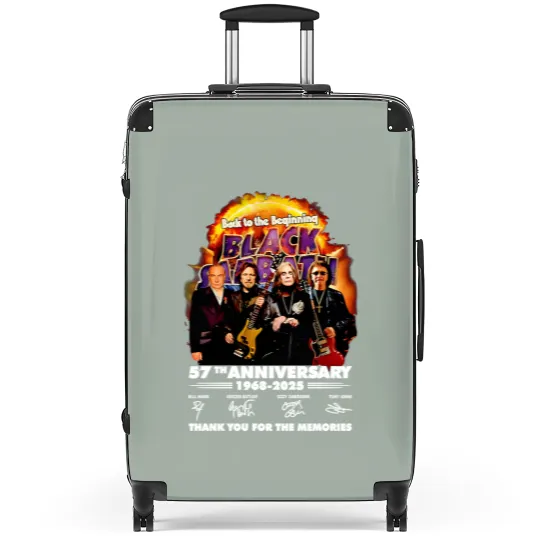 Discover Black Sabbath Band back to the beginning 2025 Suitcases