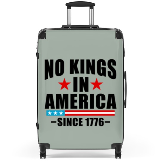 Discover No Kings in America Suitcases Anti-Trump, Protest Suitcases Democracy Suitcases Protest Gift for Anti-MAGA Patriotic Suitcases We The People No Kings In America