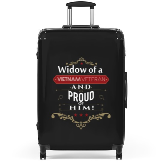 Discover Widow of a vietnam veteran and proud of him Suitcases