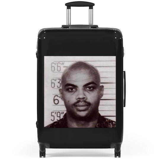 Discover Charles Barkley Mugshot Suitcases