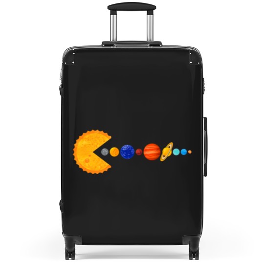 Discover Pacman Eating Planets - Pacman - Suitcases