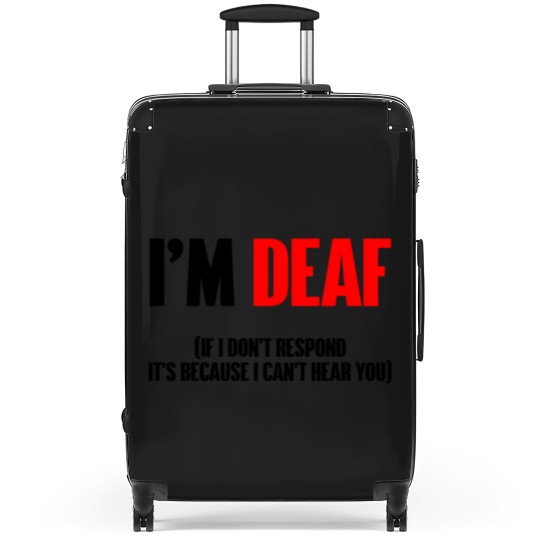 Discover I'm deaf - Deaf - Suitcases