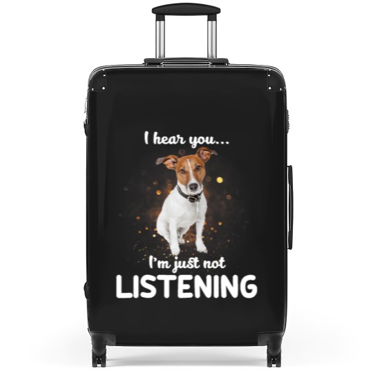 Discover Jack Russell Terrier I Hear You Not Listening Dog Suitcases