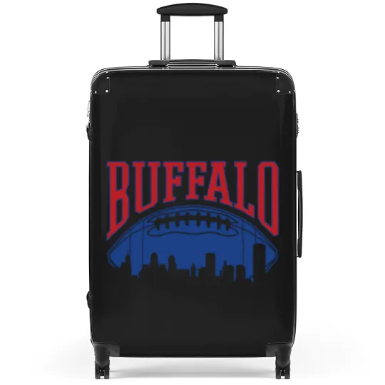Discover Buffalo Football Vintage Skyline New York Bills Ma Suitcases