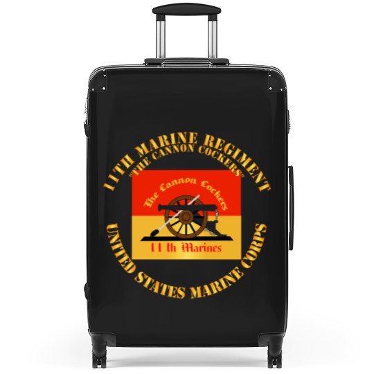 Discover 11th Marine Regiment - The Cannon Cockers - 11th Marine Regiment The Cannon Cocke - Suitcases