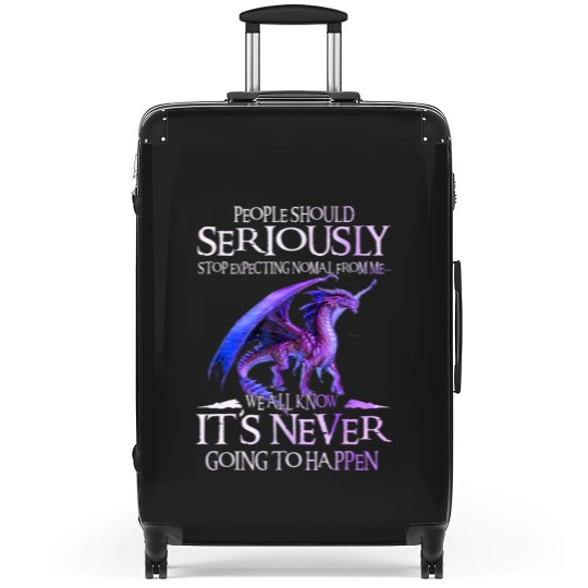 Discover Dragon Seriously Dragon Suitcases For Men Womens Suitcases