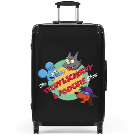 Discover The Itchy Scratchy Poochie Show Suitcases