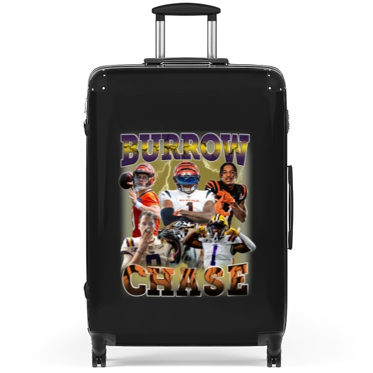 Discover Joe Burrow Suitcases, Jamarr Chase Suitcases, Joe Burrow Graphic Suitcases