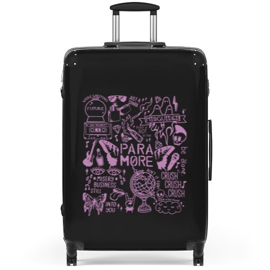 Discover Paramore Tattoo Rock Music Suitcases, Paramore Rock Music Band Suitcases