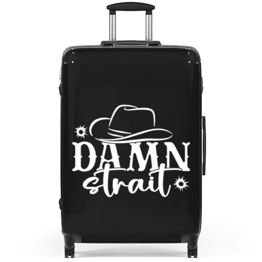 Discover Damn Strait, Country Music Suitcases