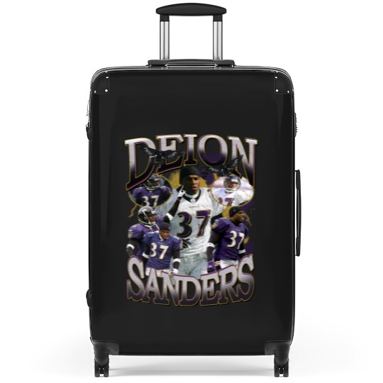 Discover Deion Sanders Ravens Vintage 90's Style Suitcases