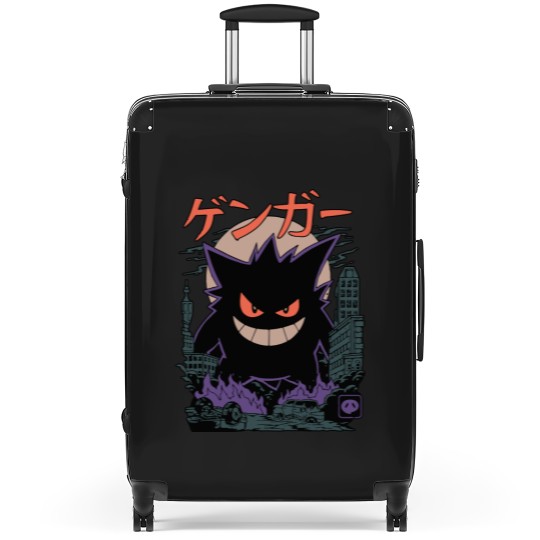 Discover Gengar Japanese Style Suitcases | Movie Film Nerd Gaming Anime Novelty Funny
