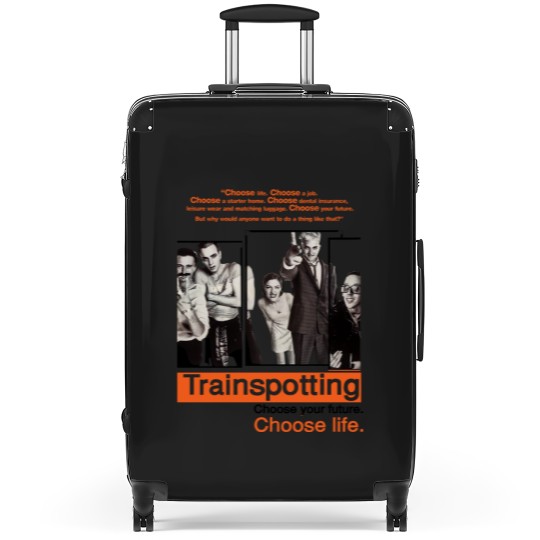 Discover Vintage Suitcases Trainspotting NATURAL color Men Woman Unisex Suitcases
