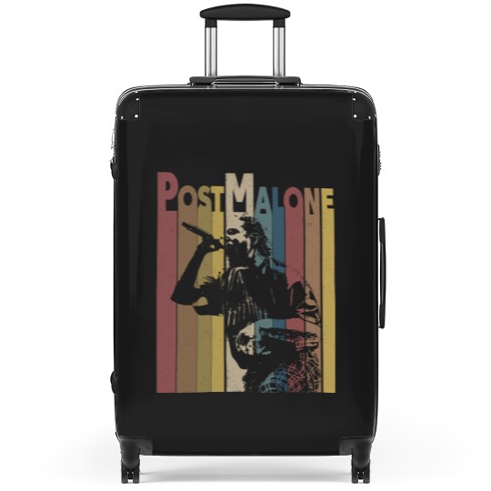 Discover Post Malone Rap Twelve Carat Tour Suitcases, Post Malone Suitcases, Post Malone Merch