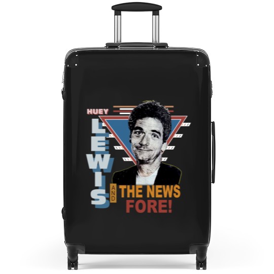 Discover Vintage 1986 Huey Lewis and the News Pop Rock Suitcases