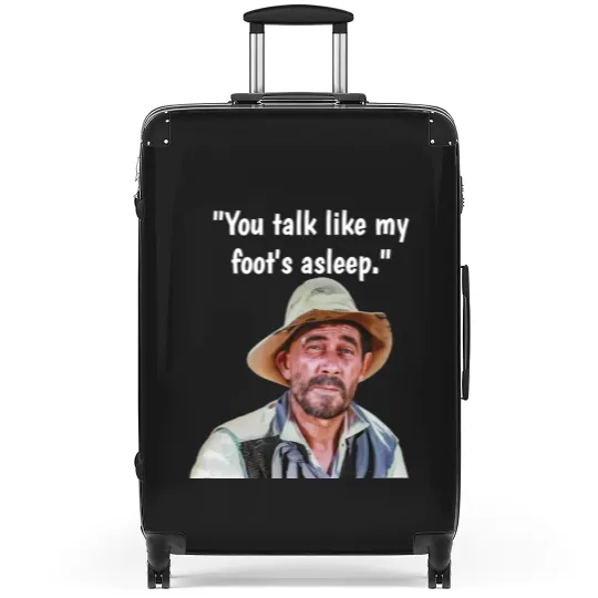 Discover Vintage TV Westerns Festus Gunsmoke "You Talk Like My Foot's Asleep"  Suitcases Suitcases