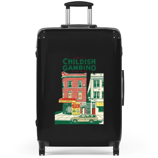 Discover Childish Gambino This is America Hip-Hop Funk Unisex Suitcases
