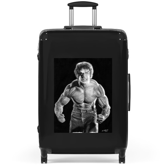 Discover Incredible Hulk watercolour painting Suitcases