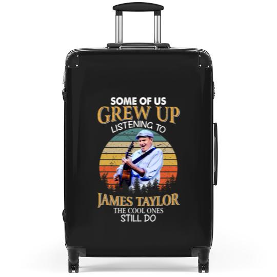 Discover some of us grew up listening to james taylor the cool ones still do vintage Suitcases