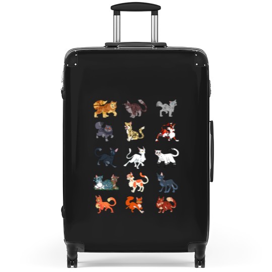 Discover Warrior cats pattern 1 Suitcases