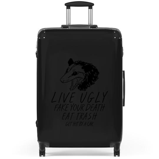 Discover Live Ugly  Your Death Eat Trash Get Hit By A Car Opossum Suitcases
