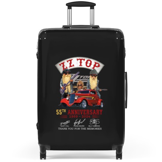 Discover ZZ Top 55th Anniversary Suitcases