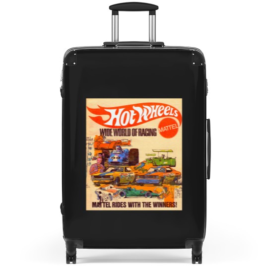 Discover Hot Wheels Vintage Wide World of Racing Suitcases