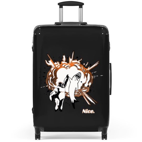 Discover Shark Gorilla Nice High Five Suitcases