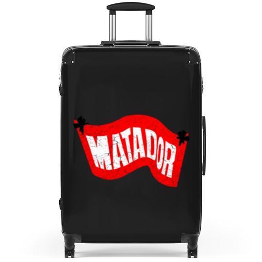 Discover Vintage Matador Records Distressed Suitcases