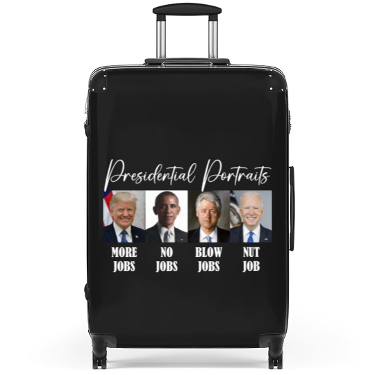 Discover Presidential Portrait Suitcases - Sarcastic Suitcases - Women's Suitcases - Mens Suitcases