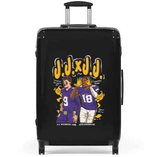 Discover Heavyweight Justin Jefferson x J.J. McCarthy "Championship Mindset" Crewneck Suitcases