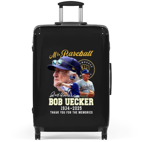 Discover Bob Uecker Mr. Baseball 1934-2025 Thank You - Bob Uecker Mr Baseball 1934 2025 - Suitcases