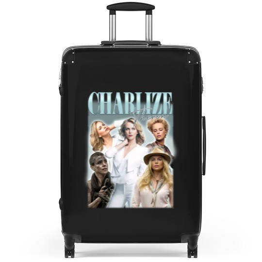Discover Charlize Theron Vintage Bootleg Suitcases, Charlize Theron Vintage Graphic Suitcases