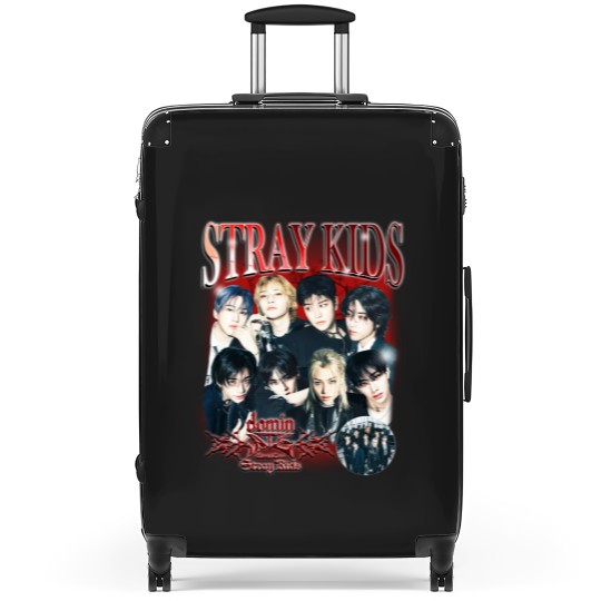 Discover Stray Kids dominATE World Tour US 2025 Graphic Suitcases, Stray Kids Hop Album Suitcases
