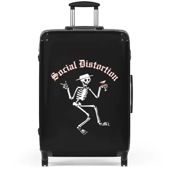Discover Social Distortion Skull Art Suitcases