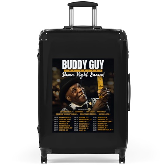 Discover Buddy Guy 2025 The Damn Right Encore Tour Dates Suitcases