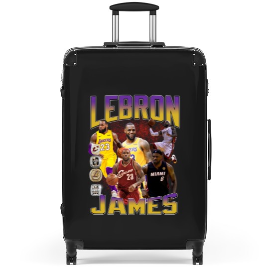 Discover Basketball Legend LeBron James Suitcases