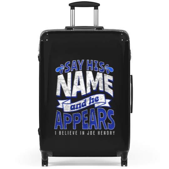 Discover Joe Hendry Say His Name Suitcases - Funny Wrestling Graphic Inspired by Joe Hendry for Fans