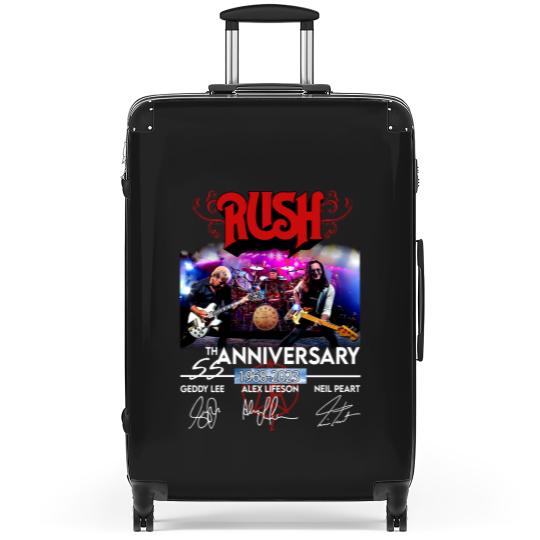 Discover 55 Years RUSH Band 1968-2023 Signatures Suitcases